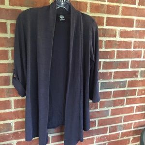 Bobeau Plum Cardigan